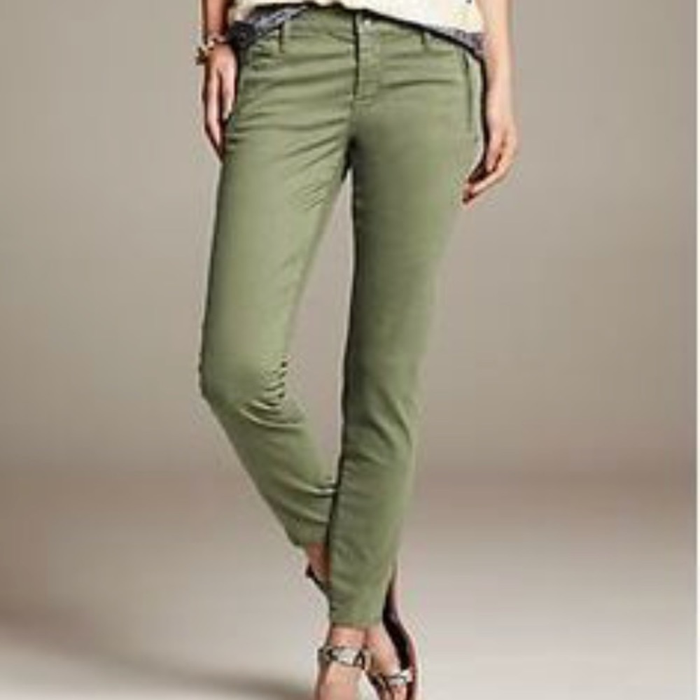 Banana republic petite crop pants